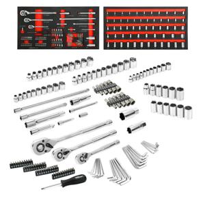 Hyper Tough 153-Piece Mechanics Tool Set w/ Storage Trays