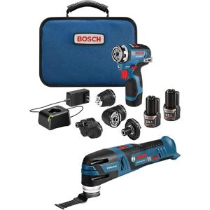 Bosch 12V Max 2-Tool Combo Kit w/ Chameleon Drill/Driver & Oscillating Multi-Tool
